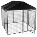 Outdoor Welded Chain Link Fence Dog Cage Kennel